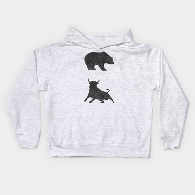 Bear Bull Kids Hoodie by DiscoverNow